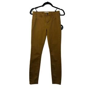 Articles of Society Ankle Skinny Jeans 25 Tobacco Brown Stretch Super Soft NWT